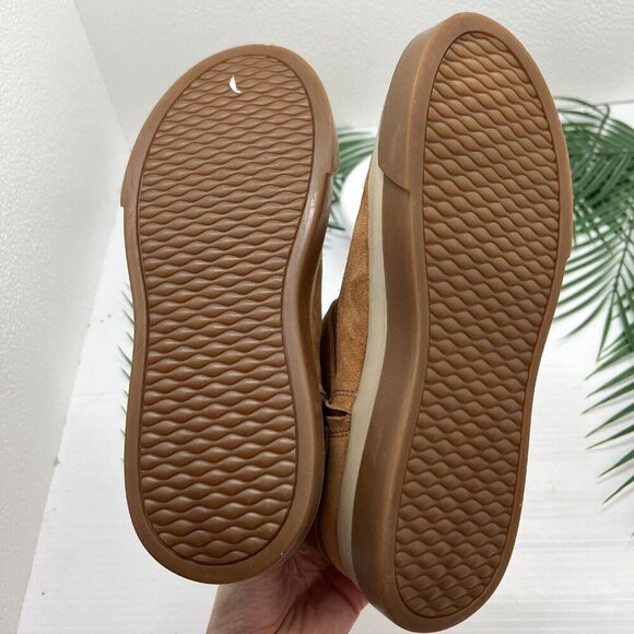 Free People Suede Bodhi Harness Boots 7.5 Brown Pull-On Ankle Fall NWOB - Picture 10 of 12